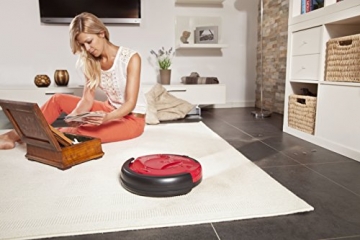 Vileda 142861 Relax - Saugroboter zur Zwischendurchreinigung - besonders leise und schonend zu Möbelstücken - für glatte Böden & kurzflorige Teppiche - 6