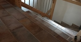 Treppen Absturz Test von Saugroboter