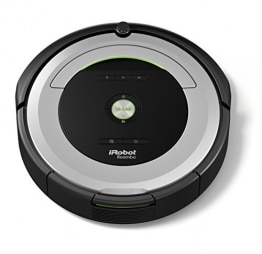 iRobot Roomba 680 Staubsaugroboter (hohe Reinigungsleistung mit Dirt Detect, für alle Böden, geeignet bei Tierhaaren, Reinigung nach Zeitplan) grau -
