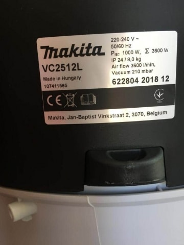 Makita VC 2512L -7