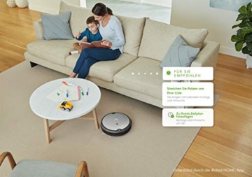 iRobot Roomba 692, WLAN-fähiger Saugroboter, Reinigungssystem mit 3 Stufen, Kompatibel mit Sprachassistenten, Smart Home und App-Steuerung, Individuelle Empfehlungen, Dirt Detect-Technologie - 11