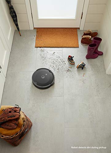 iRobot Roomba 692, WLAN-fähiger Saugroboter, Reinigungssystem mit 3 Stufen, Kompatibel mit Sprachassistenten, Smart Home und App-Steuerung, Individuelle Empfehlungen, Dirt Detect-Technologie - 9