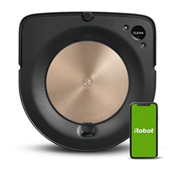 iRobot Roomba s9 Über WLAN verbundener Saugroboter - PerfectEdge®-Technologie mit Eckenbürste und breiteren Gummibürsten für alle Böden - Lernt, kartiert und passt Sich an Ihr Zuhause an - 1