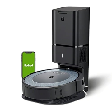 iRobot® Roomba® i565240 WLAN-fähiger Saugroboter mit intelligenter Raumplanung - Reinigung nach Raum mit automatischer Absaugstation - Zwei Gummibürsten für alle Böden - Ideal bei Haustieren - 1
