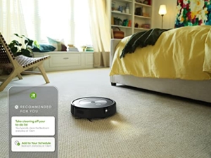 iRobot® Roomba® j7 WLAN-fähiger Saugroboter mit Kartierung und mit zwei Gummibürsten für alle Böden - Objekterkennung und -vermeidung - Lernt, kartiert und passt sich an dein Zuhause an - 7